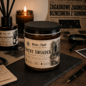 Świeca sojowa Nocny Świadek Wosk i Trop