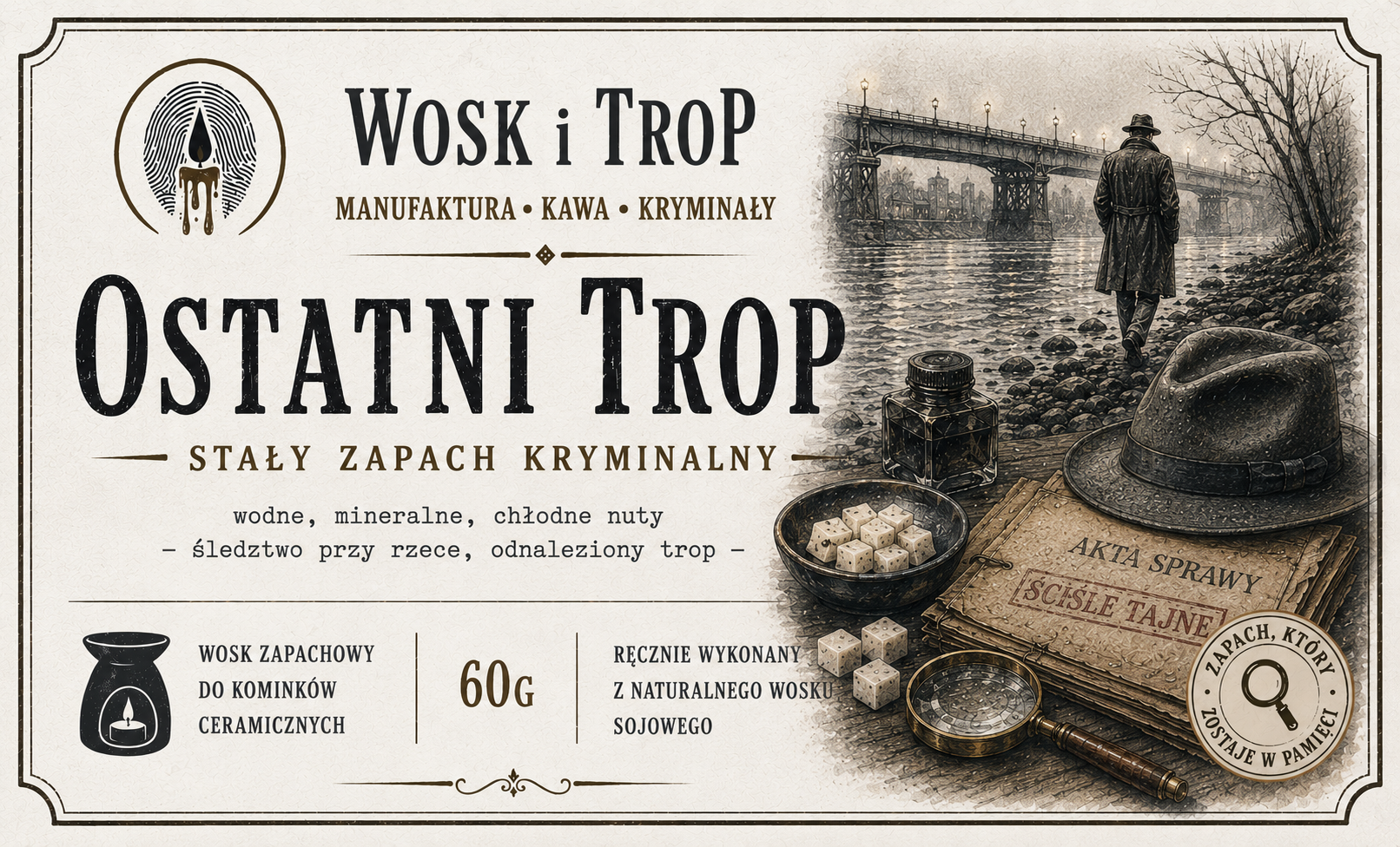 Wosk zapachowy: Ostatni Trop 60 g – Wosk i Trop - obrazek 5